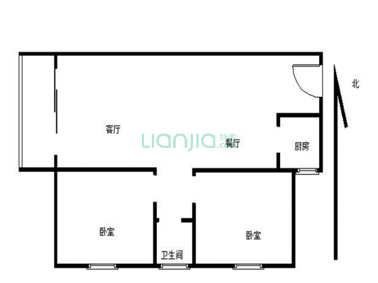 联发欣悦湾 2室2厅 238万