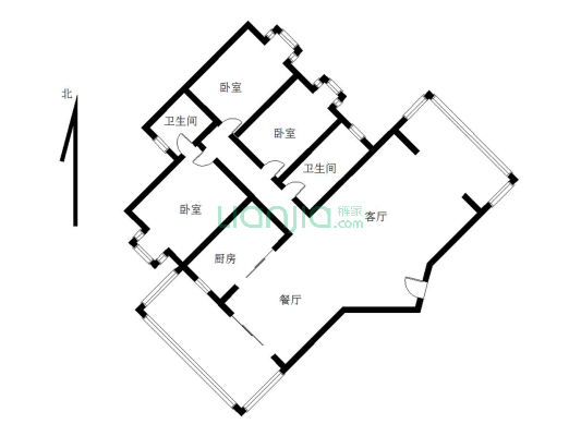 绿苑新城三组团 3室2厅 472万