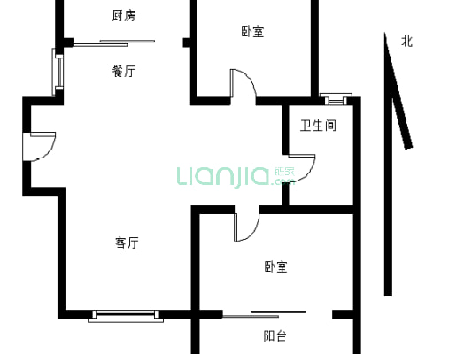 汉口花园幽兰居 2室2厅 145万