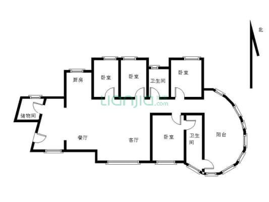 湘江豪庭 4室2厅 235万