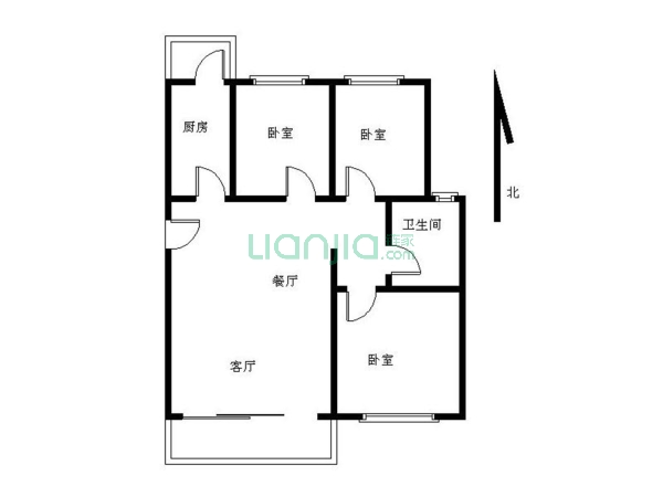 錦繡江南一二期 3室2廳1衛 89平米 4100元