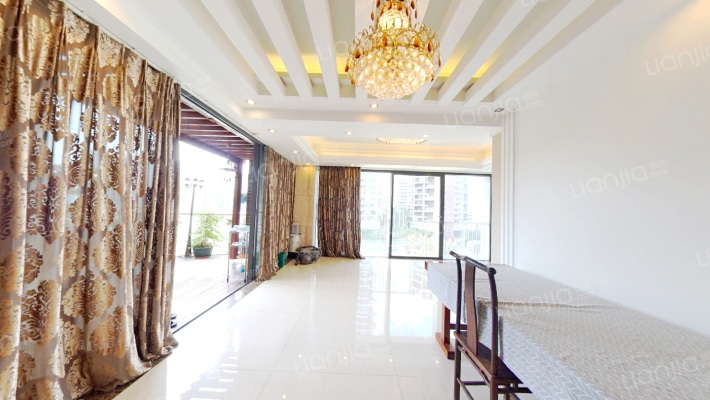 京基御景东方东堤园大4房 大平层270度 视野景观开阔!