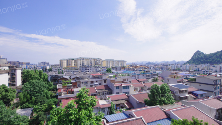 桂林市鵉西一區 3室1厅 南 北-窗外景观