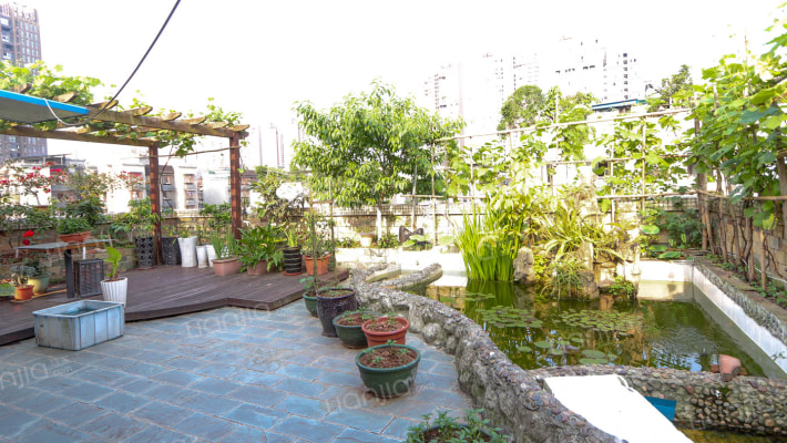 两江新区鸳鸯轻轨站旁，花园洋房带150平花园-花园