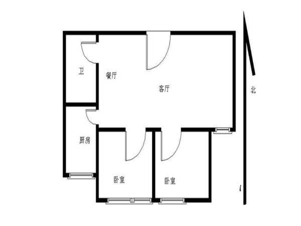 北村租房 北村新苑租房 当前房源 租金: 2000元(月) / 80㎡ 户型: 2室