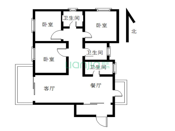 贈送超大入戶花園,南北通透,正讀棠湖實驗