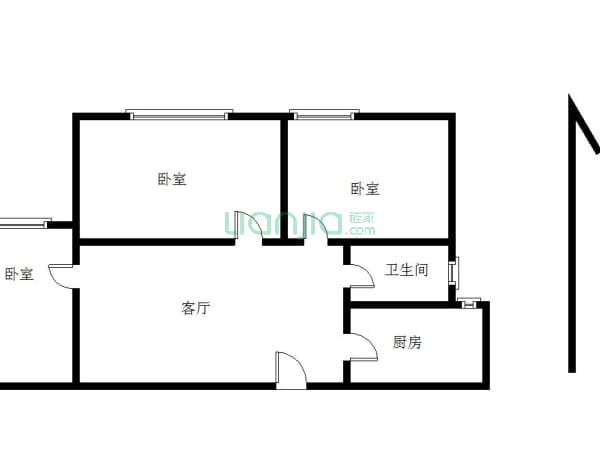 蓝光花满庭一期户型图图片