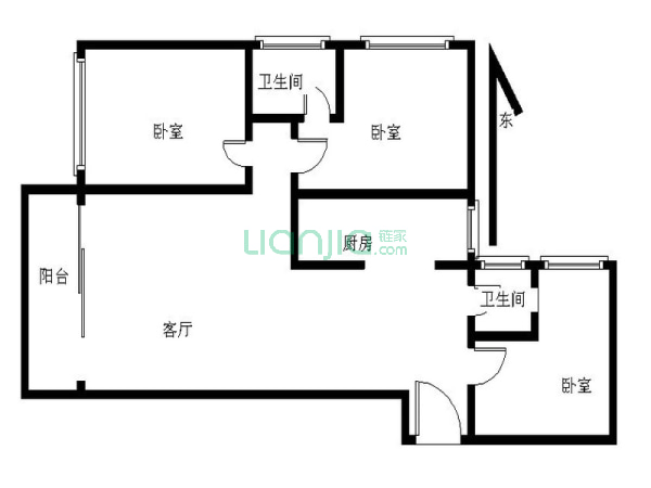 蜀都花园户型图图片