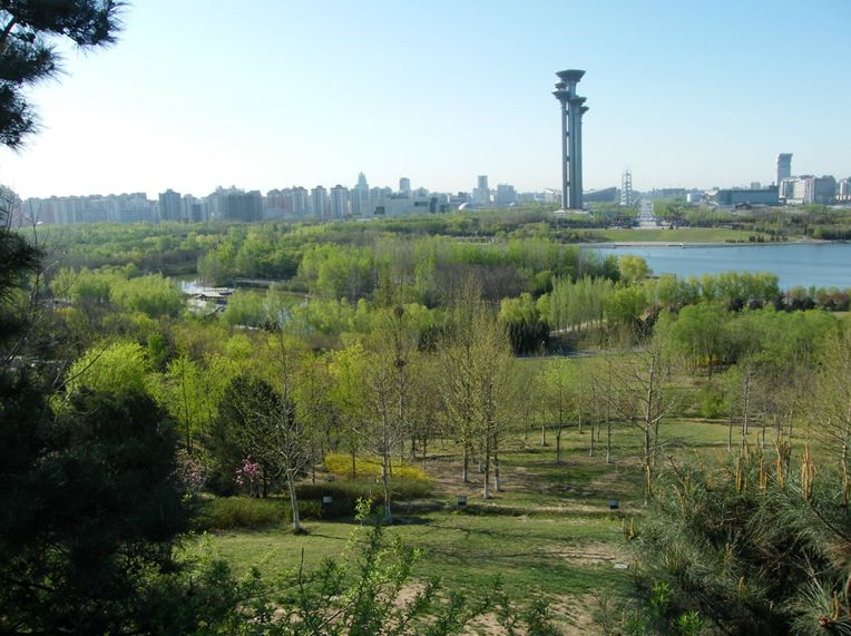 奧林匹克森林公園位於北京市朝陽區北五環.