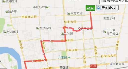 818公交燕郊線路圖