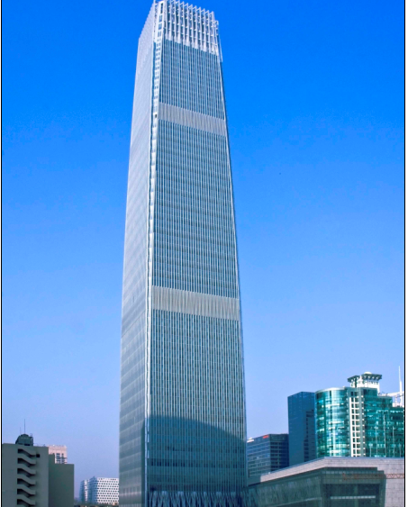 此图片为国贸三期写字楼全景图