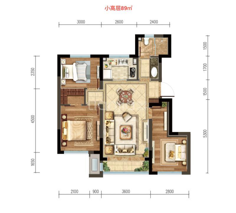 大连三发电户型图片