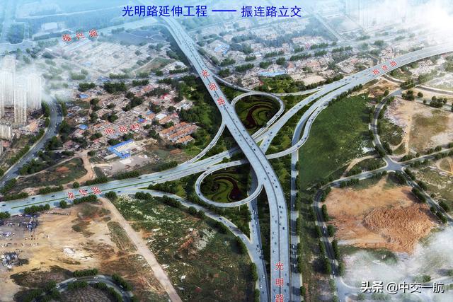 大连市第三条南北向大通道!光明路延伸工程破土动工