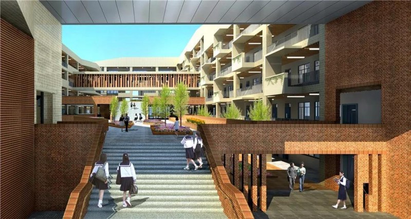 福州高新区南屿中学正在建设新校区,明年9月开学启用