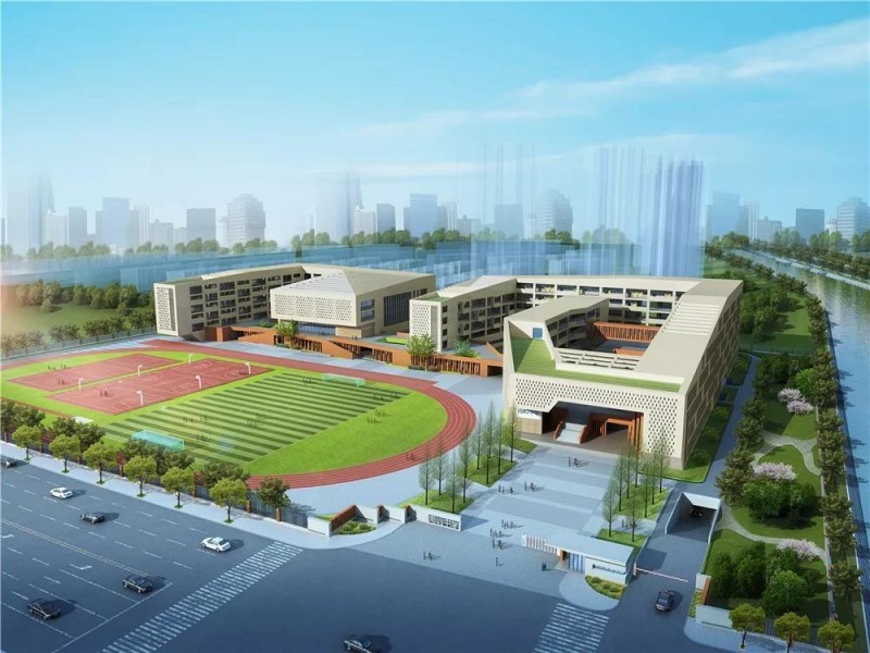 福州高新区南屿中学正在建设新校区,明年9月开学启用