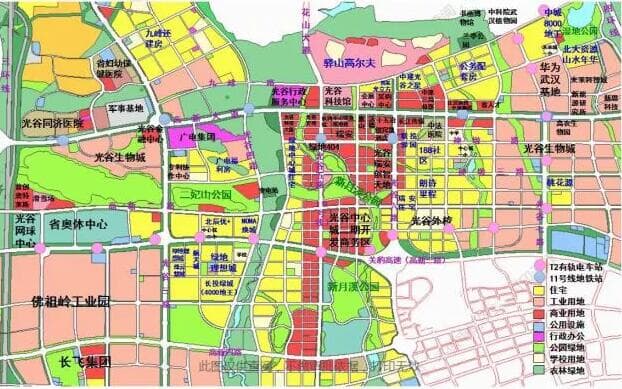 光谷东规划用地(图片来源于网络)