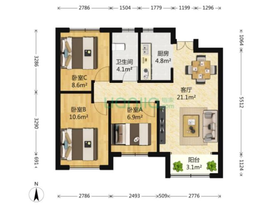 170万起住市区 这样的好房给我来一打!