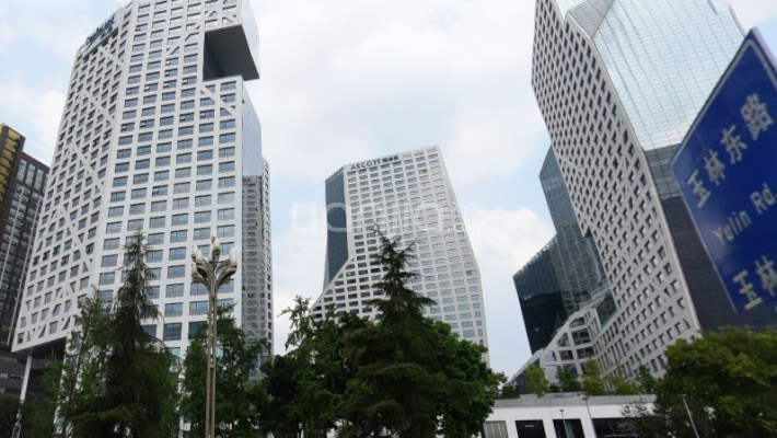 来福士广场 观雲外景图