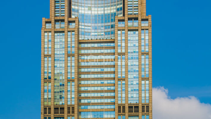 上海银行大厦外景图