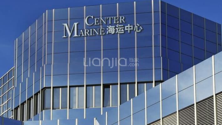 深圳市前海深港合作区海运中心外景图