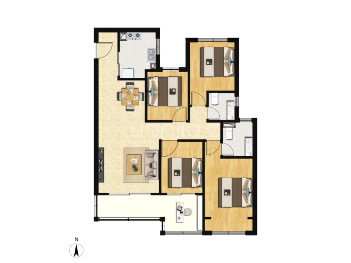 信达天樾九章--建面 143m²