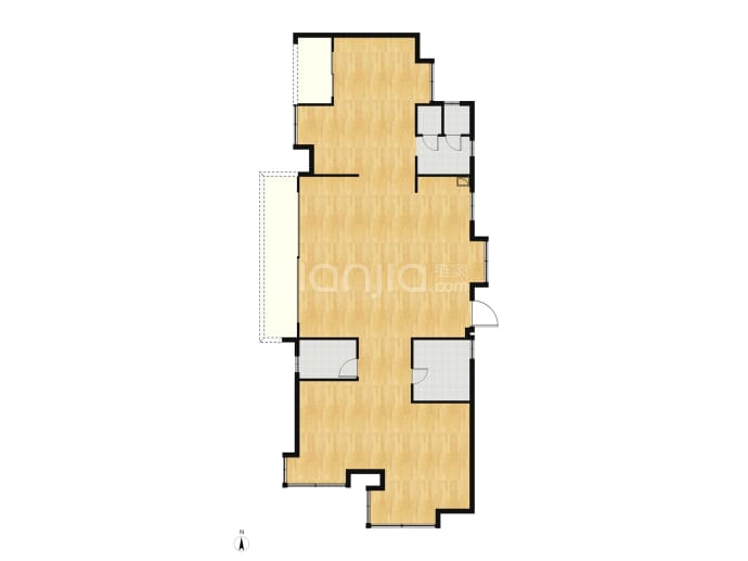 建发西湖望月5室2厅2卫户型图