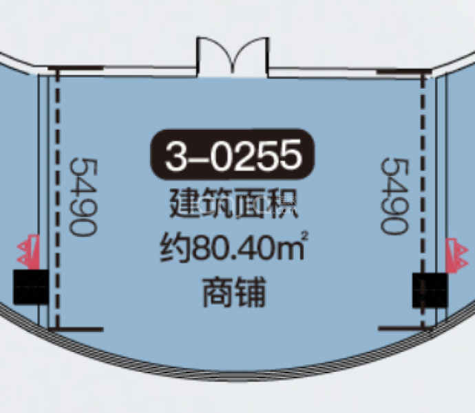 中建商务广场--建面 80.4m²