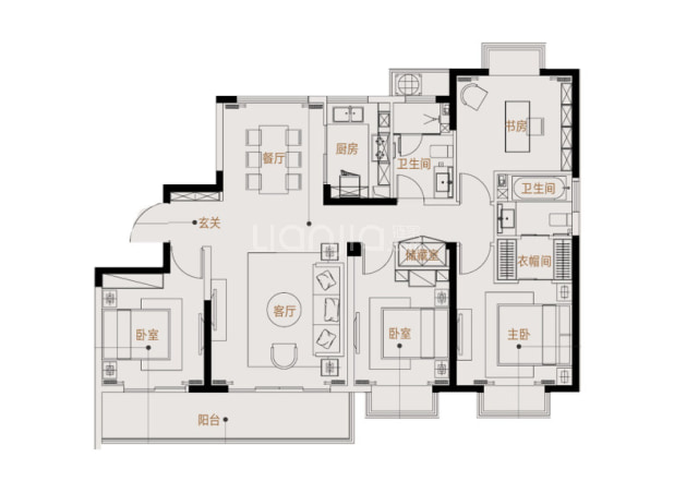 吉宝季景铭邸户型图