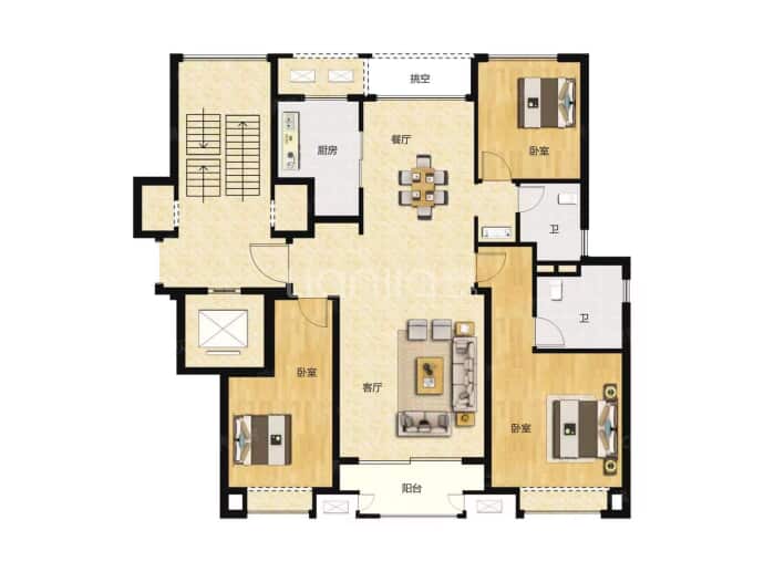 正大蓝城·春风蓝湾--建面 112m²