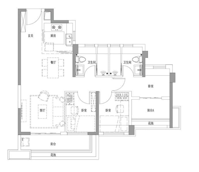 越秀白云星汇城--建面 88m²