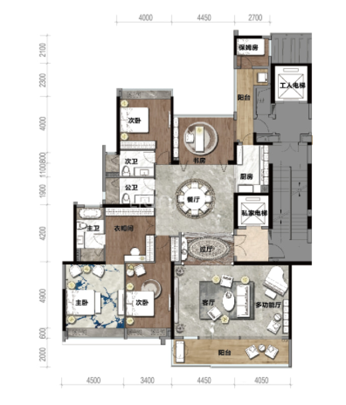 海骏达宫馆--建面 262m²