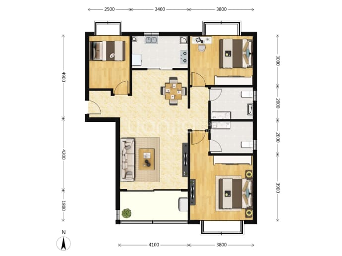 云麓湾--建面 121.92m²