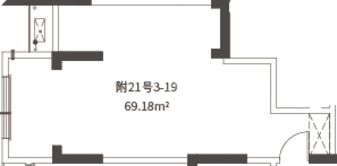 中国铁建玖城贰号--建面 69.18m²