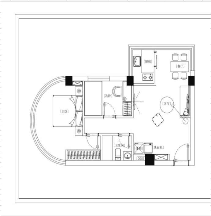 瑶琳华庭--建面 73m²