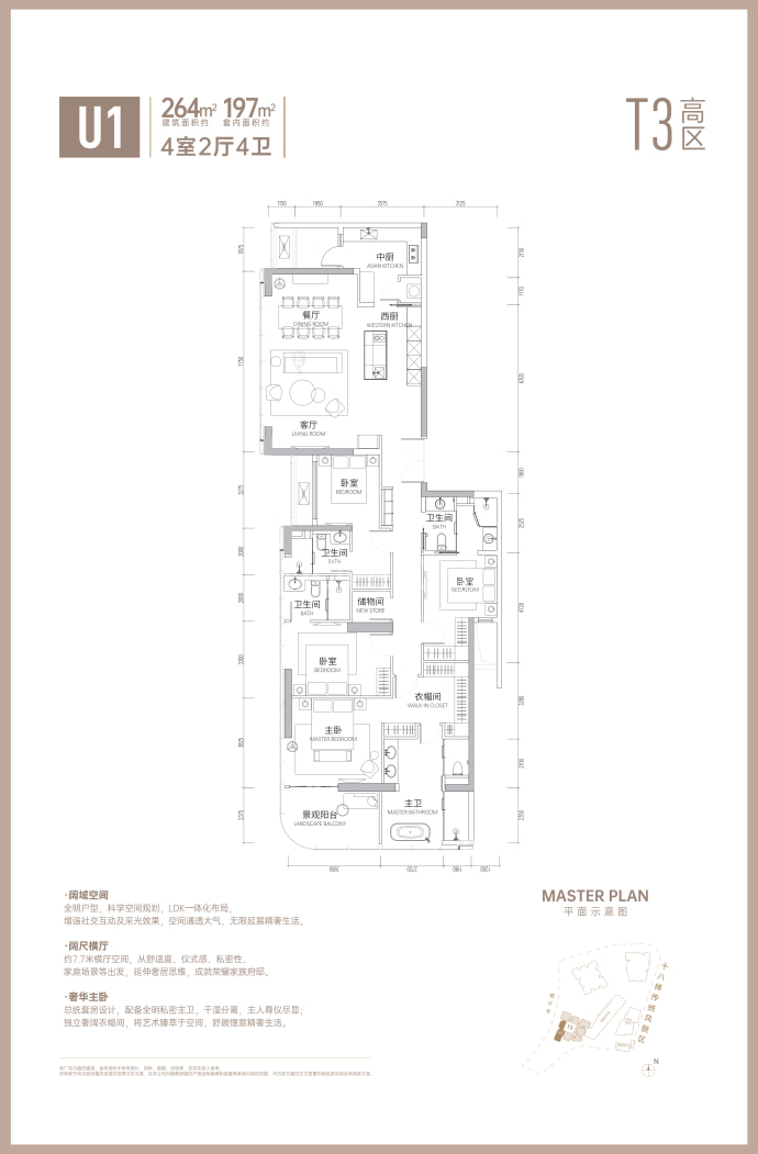 国浩18T--建面 264m²