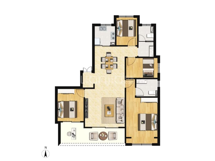 信达天樾九章--建面 168m²