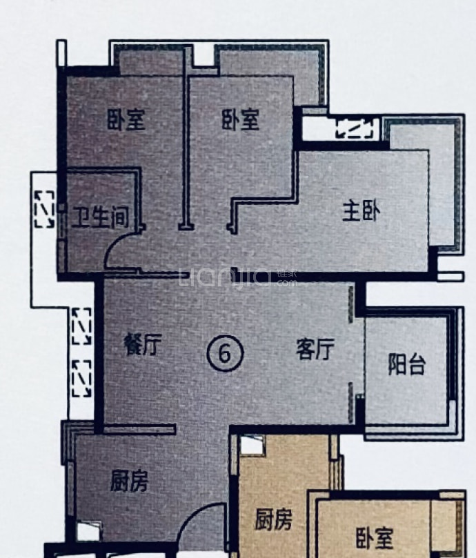 新鸿基珑汇--建面 87m²