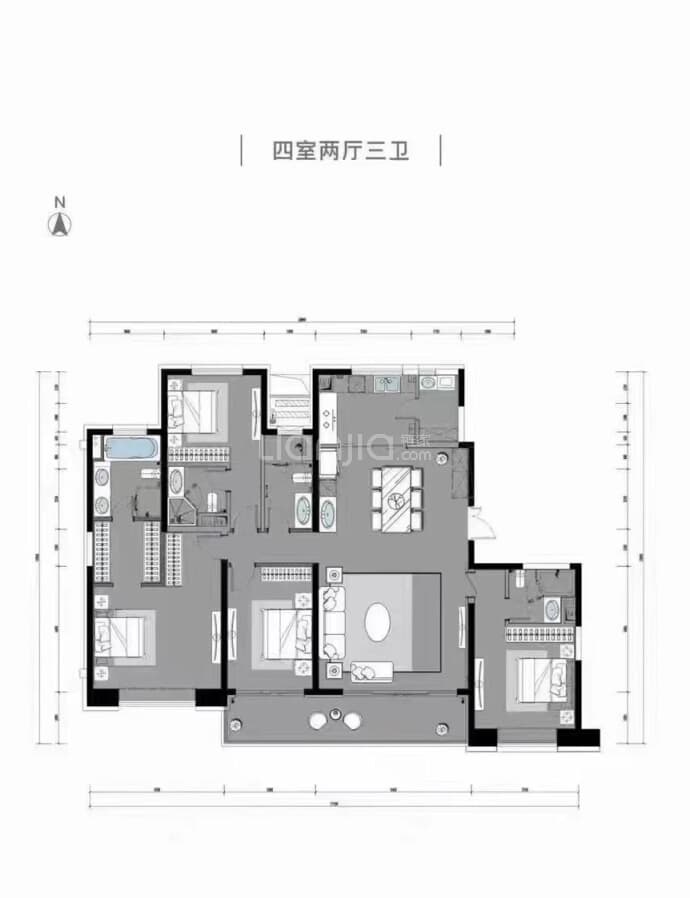 奥园和悦府--建面 210m²