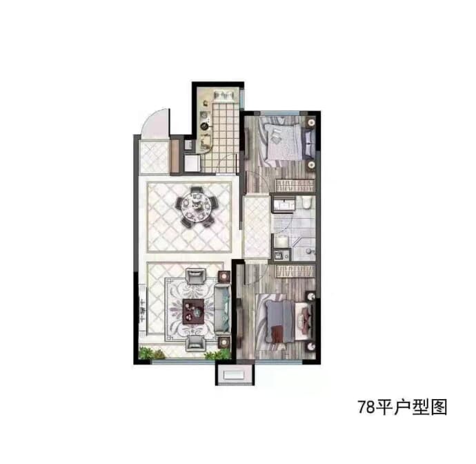 金科金弘基·九禧--建面 78m²