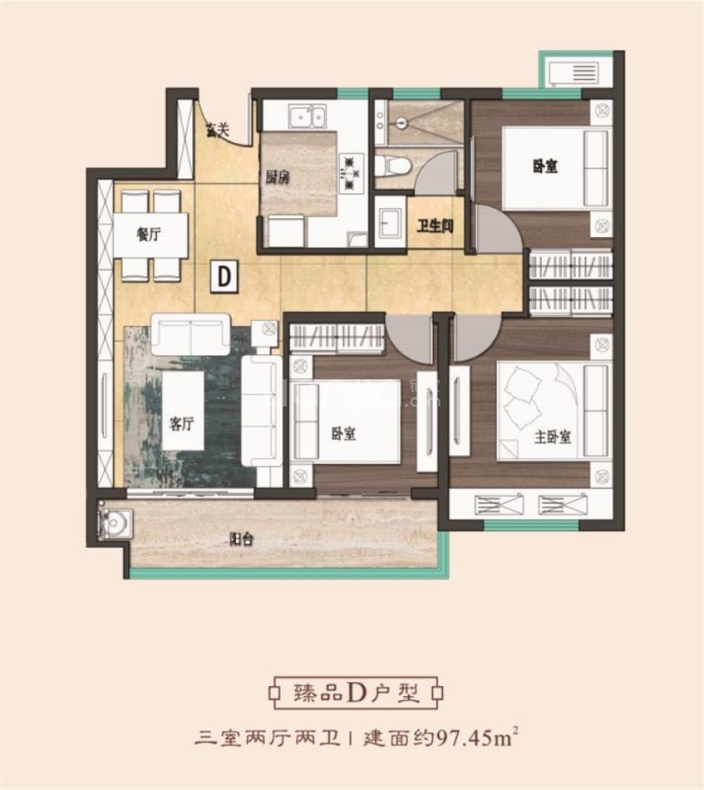 济源德鸿迎宾府户型图片