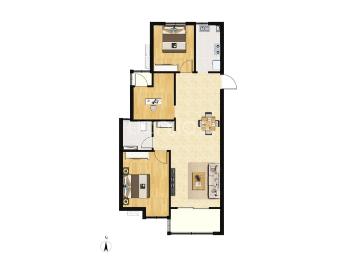 首创悦都--建面 99.58m²