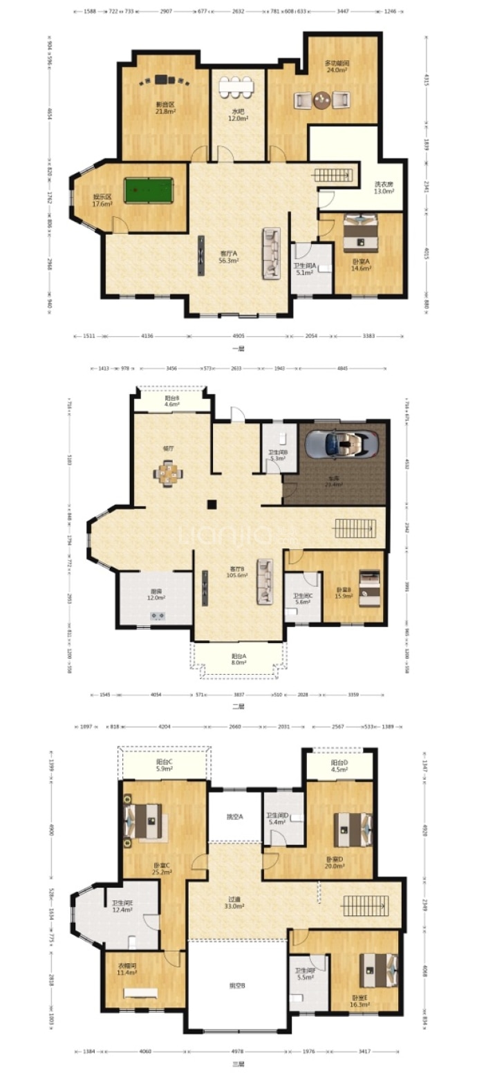 高德庄园--建面 504.2m²
