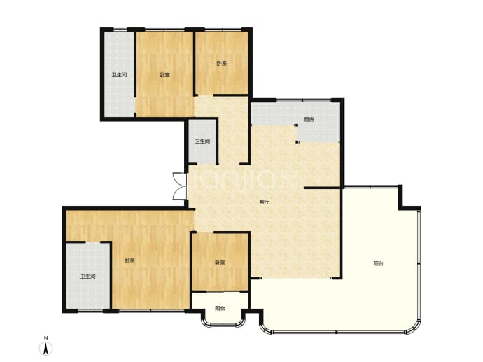 海成云湖郡--建面 188m²