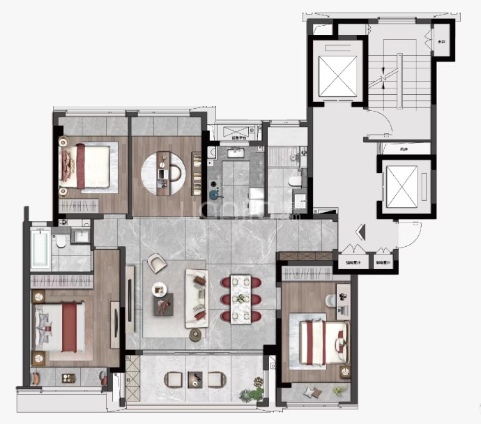 建发朗云--建面 143m²