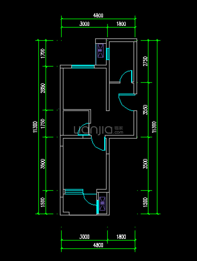 祥聚拾光--建面 46.04m²