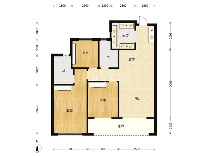 翠宸里--建面 103m²