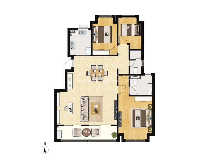 华宇林湖雅舍--建面 117m²