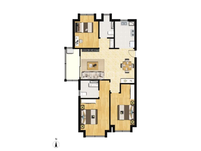 大华·梧桐樾--建面 102m²