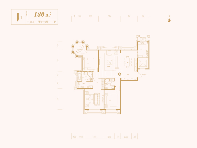 观山悦--建面 180m²