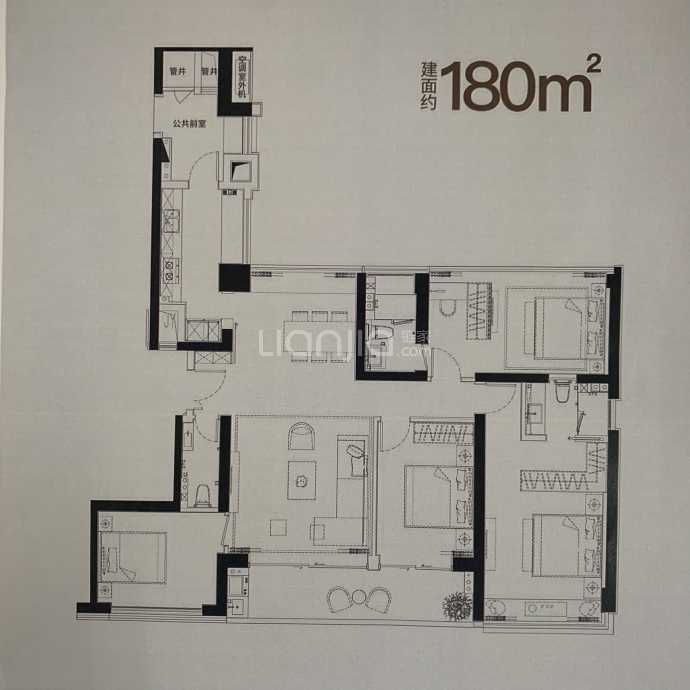 晗山悦海--建面 180m²